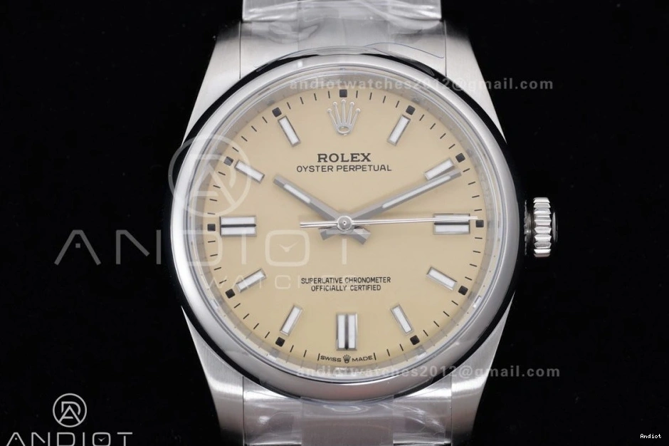 Beige Best 904L Dial 126000 VR3230 Steel Edition 36mm KRF 1:1 Perpetual Oyster 0429